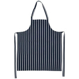 M&S Collection Pure Cotton Striped Apron One Size Navy GOODS M&S   