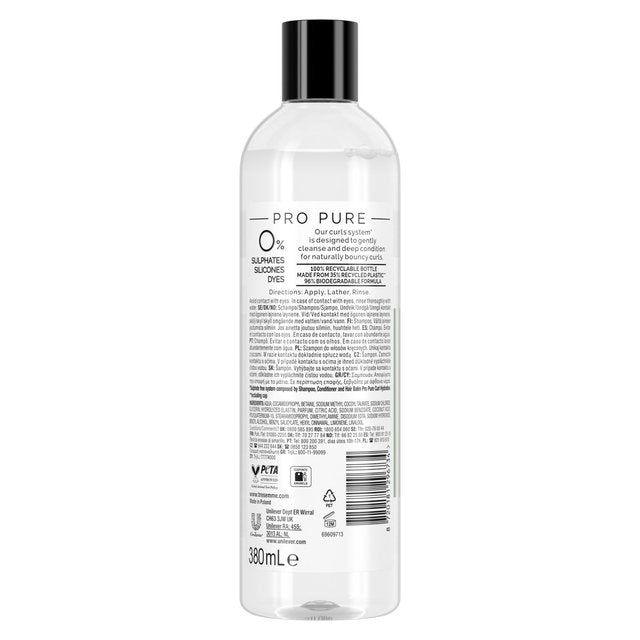 Tresemme Pro Pure Curl Define Shampoo   380ml GOODS M&S   