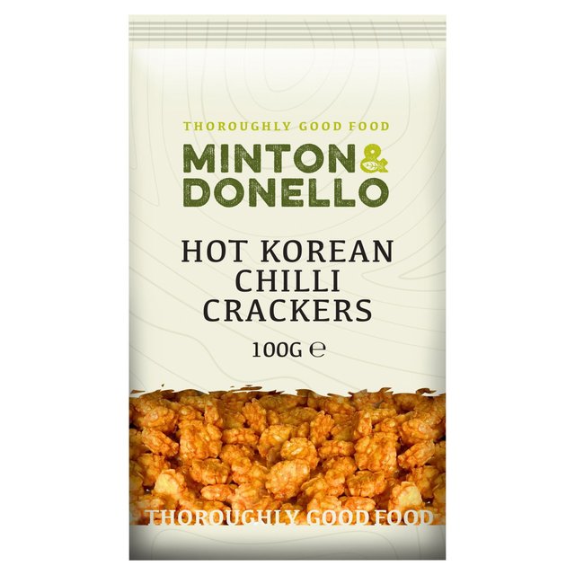 Mintons Good Food Hot Korean Chilli Crackers   100g