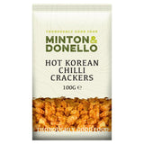 Mintons Good Food Hot Korean Chilli Crackers   100g GOODS M&S   