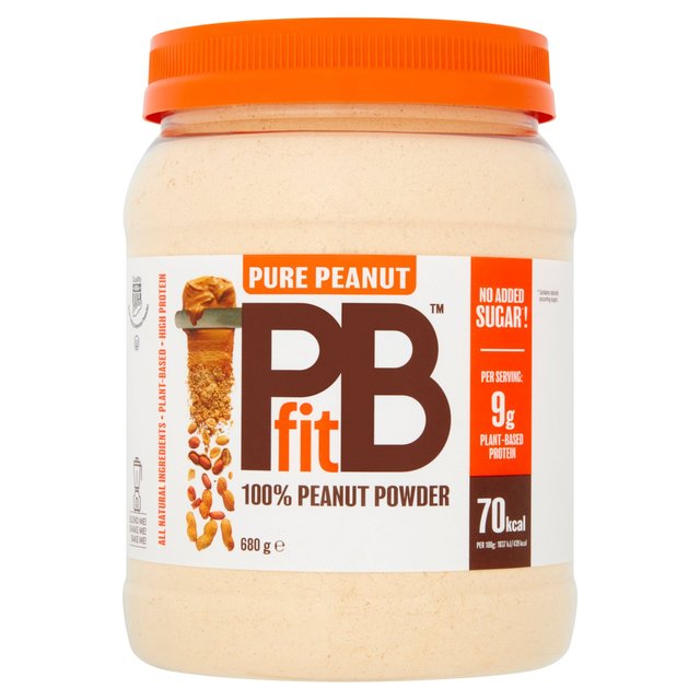 PBfit Pure Peanut Powder - 9g Plant Based Protein and 82% Less Fat   680g