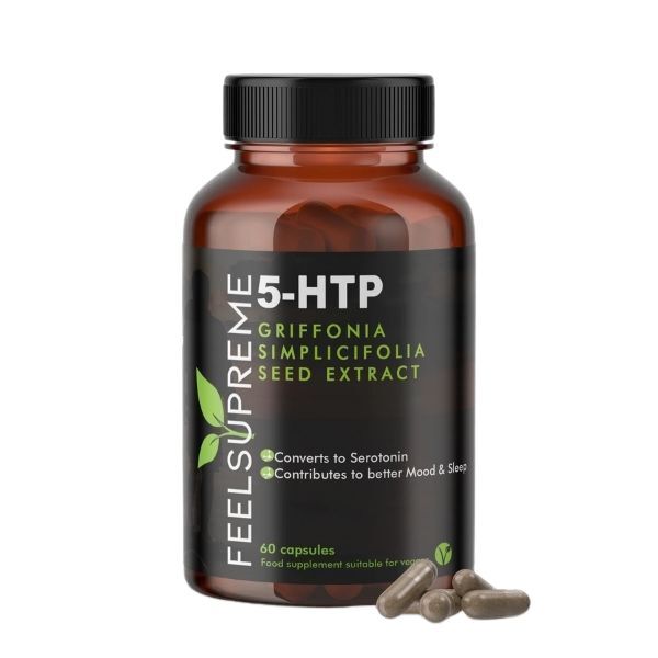 Feel Supreme 5-HTP supplement 60 capsules, imported from the UK