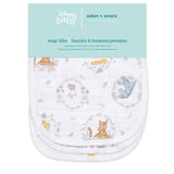 Aden+Anais essentials 3 pack cotton muslin baby snap bibs Winnie+friends   3 per pack GOODS M&S   