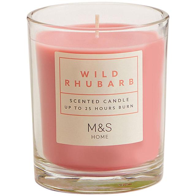 M&S Wild Rhubarb Small Candle GOODS M&S   