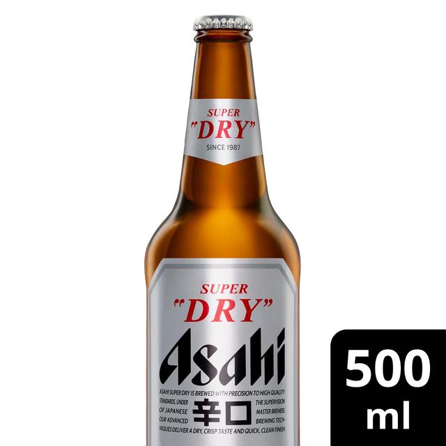 Asahi Super Dry Beer Lager Bottle   500ml GOODS M&S   