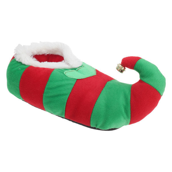 Unisex Striped Elf Design Novelty Slippers (UK 3-4) GOODS Superdrug   