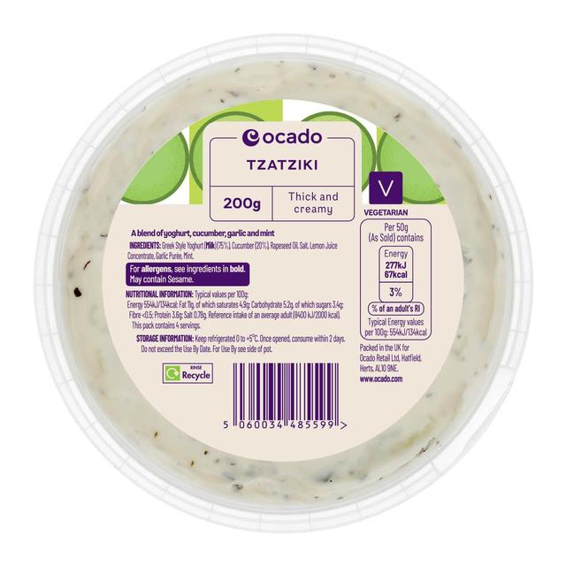 Ocado Tzatziki   200g GOODS M&S   