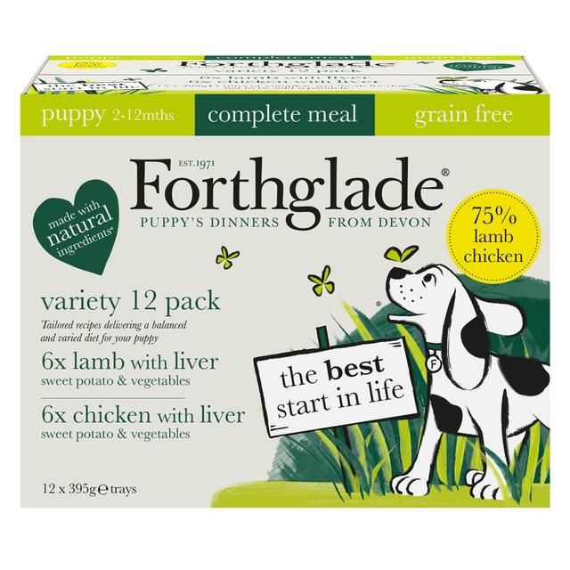 Forthglade Complete Puppy Grain Free Variety Lamb & Chicken   12 x 395g GOODS M&S   