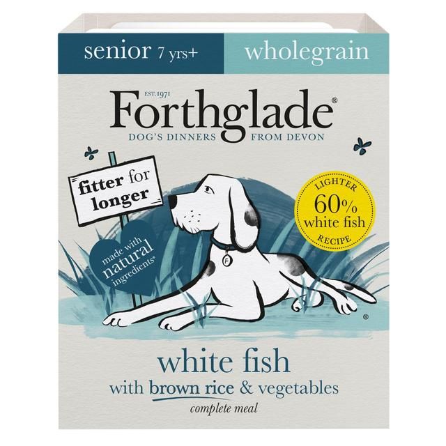 Forthglade Complete Senior Whole Grain White Fish with Brown Rice & Veg   395g GOODS M&S   