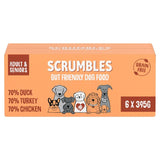 Scrumbles Wet Dog Food Meat Multipack   6 x 395g GOODS M&S   