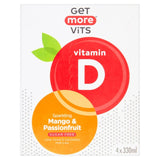 Get More Vitamin D Sparkling Mango & Passionfruit   4 x 330ml GOODS M&S   