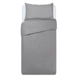 Habitat plain grey bedding set single, imported from the UK