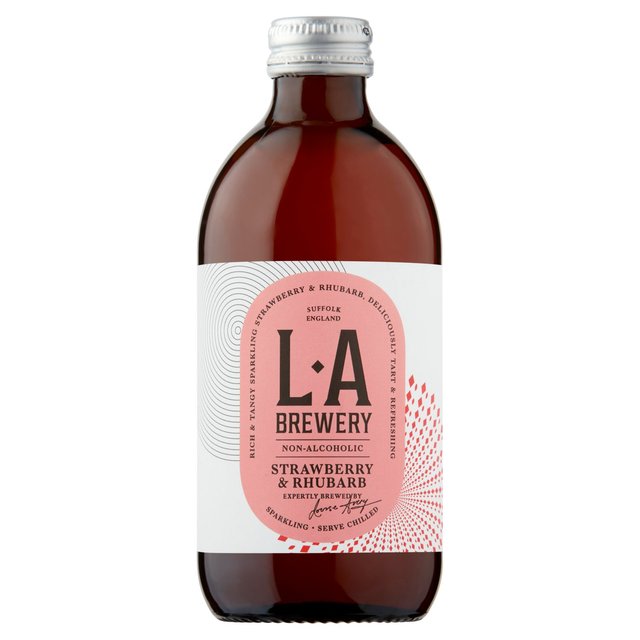 LA Brewery Strawberry & Rhubarb Kombucha   330ml