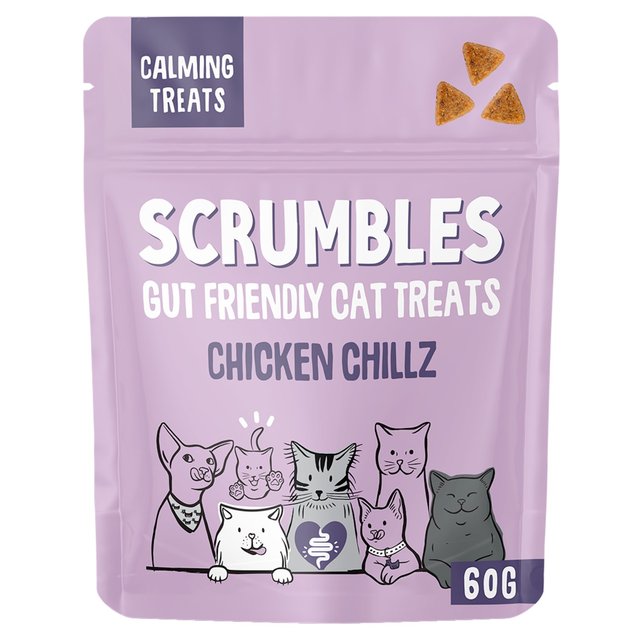 Scrumbles Chillz Calming Cat Treats   60g GOODS M&S   