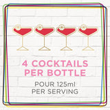 Tails Cocktails Raspberry Cosmopolitan Premixed Vodka Cocktail   500ml GOODS M&S   