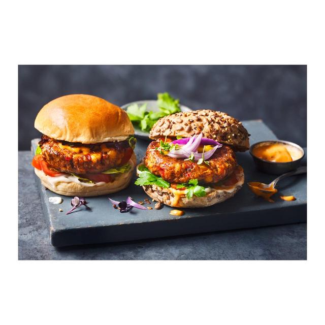 M&S Chickpea & Courgette Harissa Burgers   226g GOODS M&S   