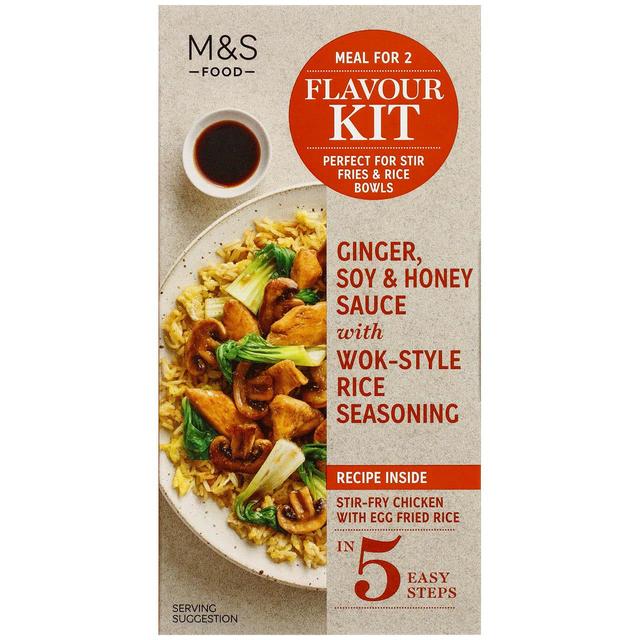 M&S Ginger Soy & Honey Sauce with Rice Seasoning   47g