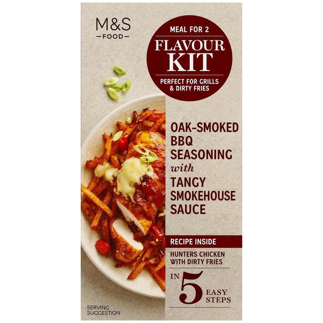 M&S Oak Smoked BBQ Seasoning with Smokehouse Sauce   40g