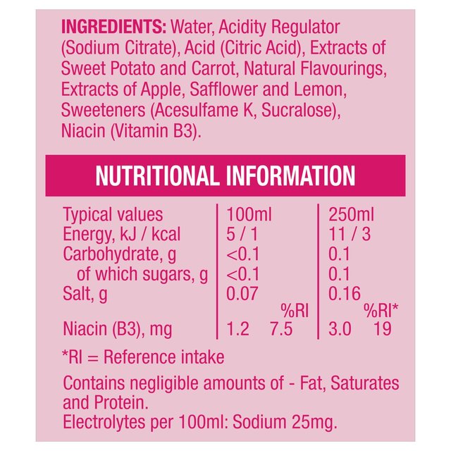 Lucozade Sport Drink Zero Sugar Berry   4 x 500ml GOODS M&S   