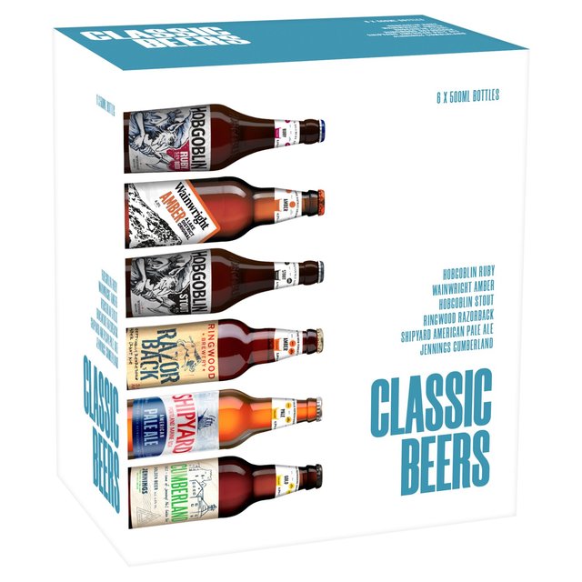 Classic Beers Mixed Ales Pack   6 x 500ml GOODS M&S   