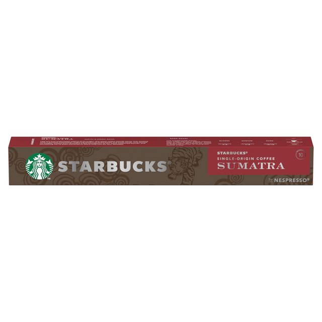 Starbucks Single Origin Sumatra Espresso Coffee Pods   10 per pack GOODS M&S   