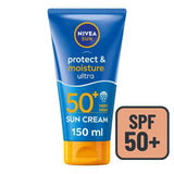 NIVEA SUN Protect & Moisture Ultra SPF 50+ Sun Cream   150ml GOODS M&S   