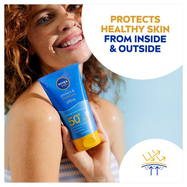 NIVEA SUN Protect & Moisture Ultra SPF 50+ Sun Cream   150ml GOODS M&S   