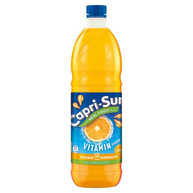 Capri-Sun Double Strength Orange Multivitamin Squash   1L GOODS M&S   