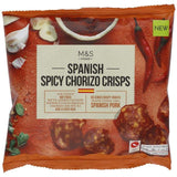 M&S Spanish Spicy Chorizo Crisps   25g GOODS M&S   