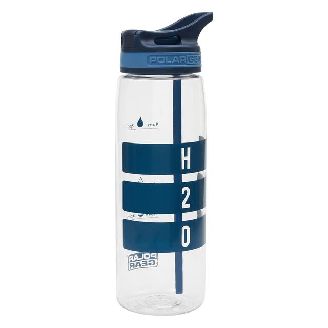 Polar Gear Aqua Curve 750ml Tritan Tracker Bottle Indigo GOODS M&S   