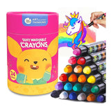 Baby Roo 24 Colours Silky Washable Crayons GOODS M&S   