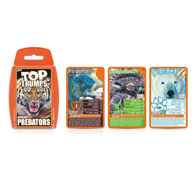 Top Trumps Predators GOODS M&S   