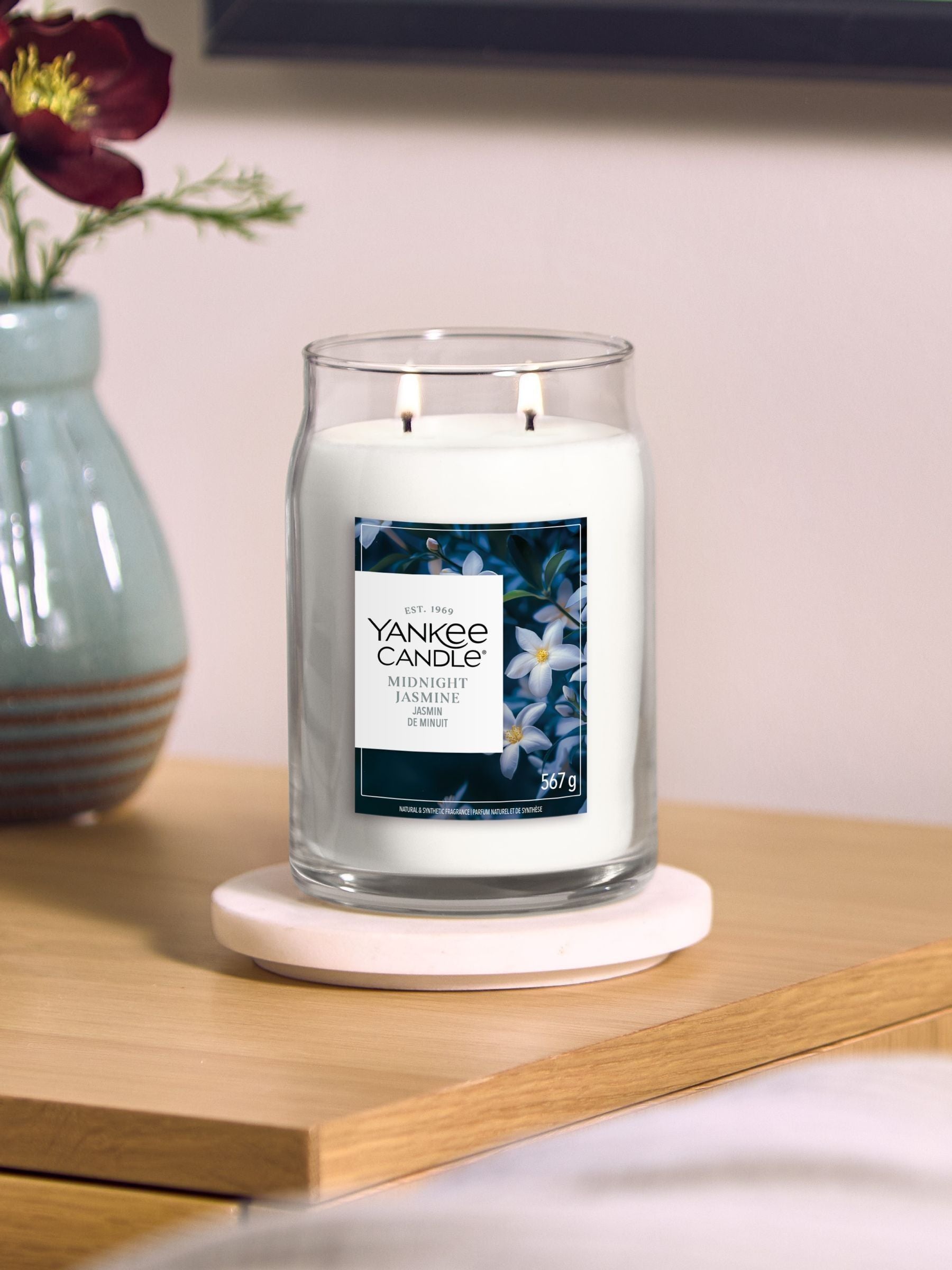 Yankee Candle Fresh Cut Roses Signature Large Jar - British product