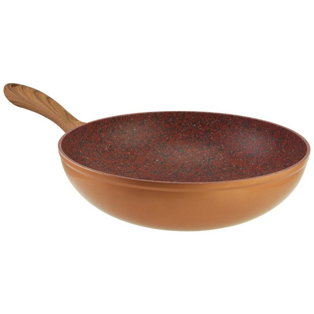 JML non stick copper stone wok 28cm (British brand)