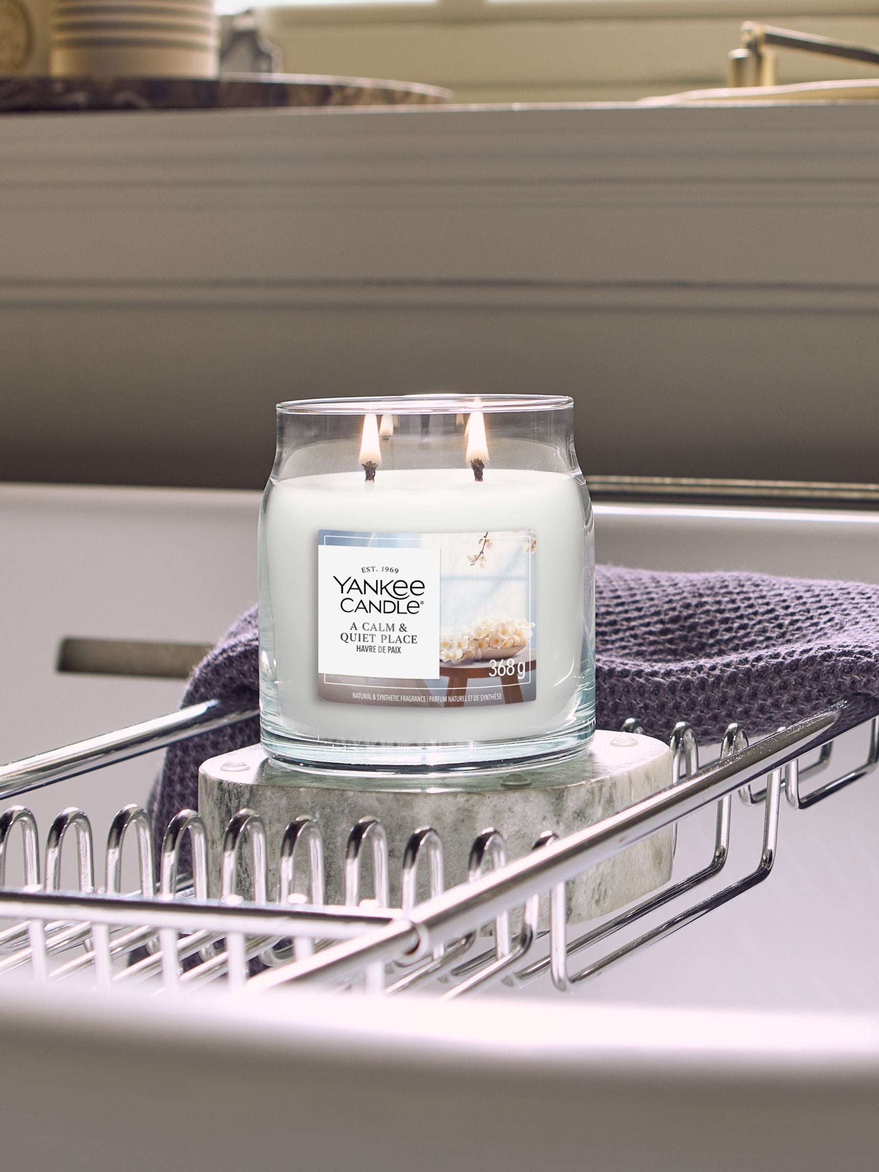 Yankee Candle Pink Sands Glow Signature large jar candle, imported from the UK