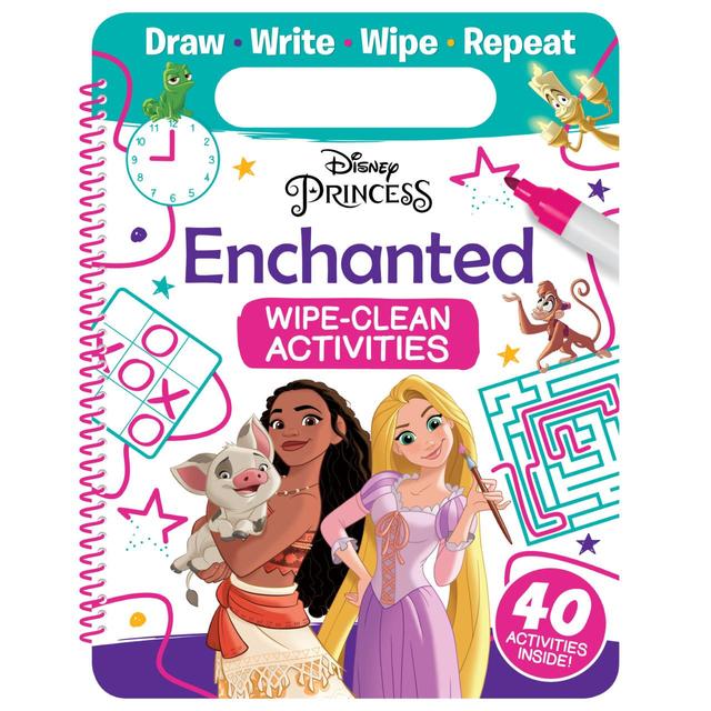 Igloobooks Disney Princess Enchanted Wipe-Clean Activities