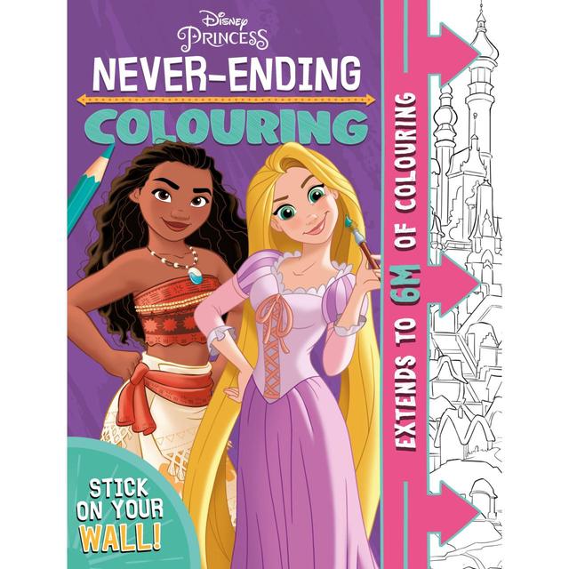 Igloobooks Disney Princess Never-Ending Colouring