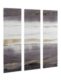 Gallery Home Gold Darker Strands triptych art set of 3, imported from the UK