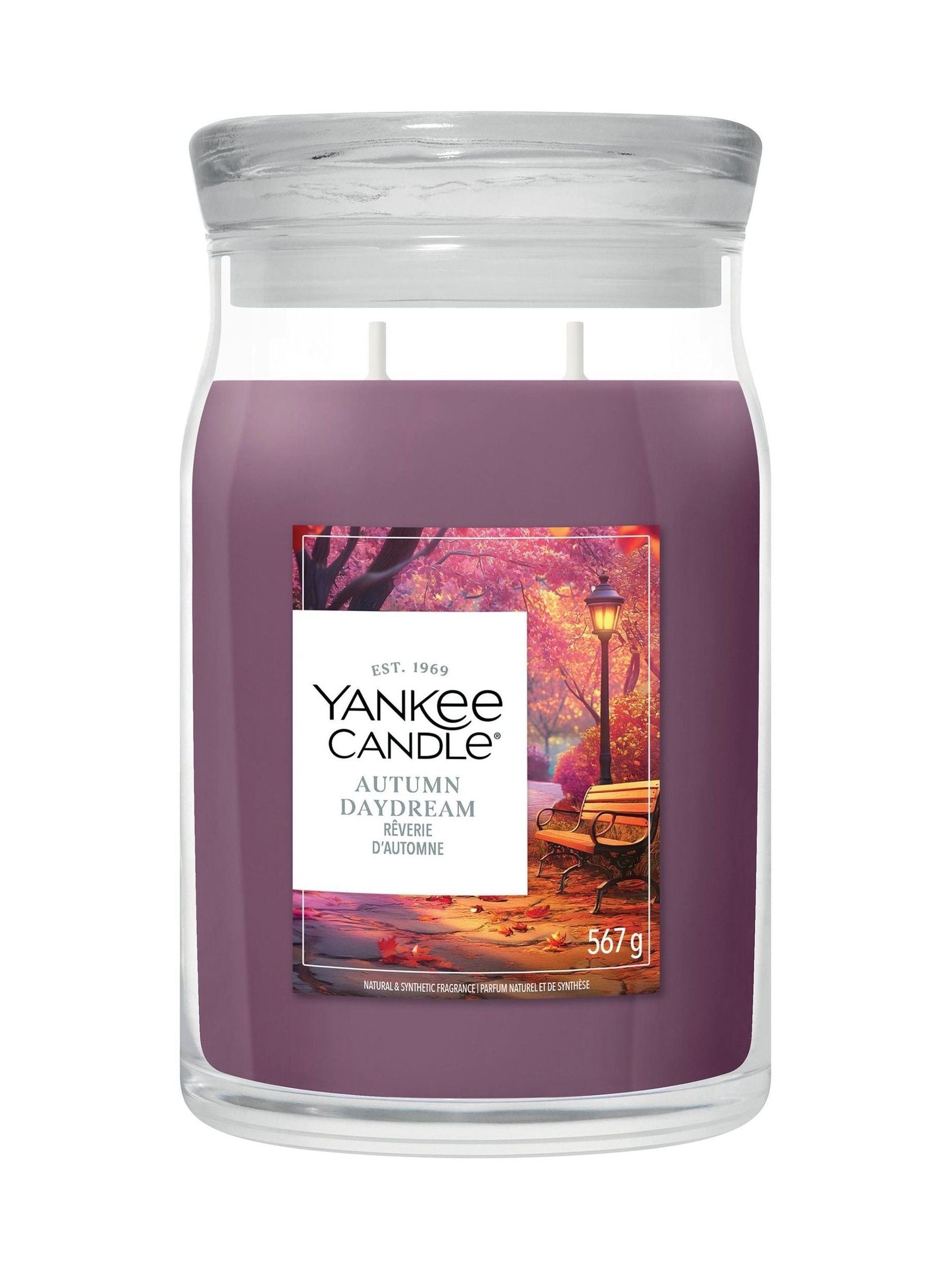 Yankee Candle Autumn Daydream medium jar candle, imported from the UK