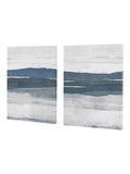 Gallery Home blue framed art set of 2 - British product