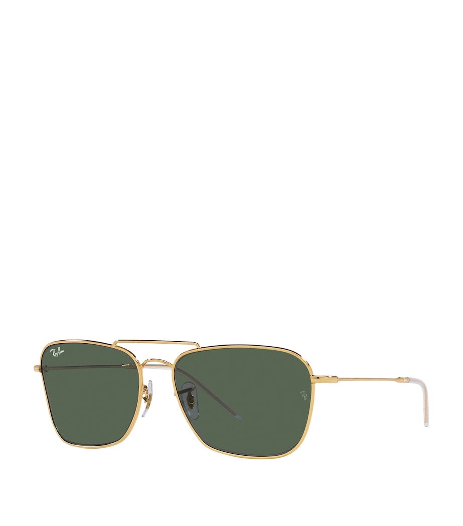 Ray-Ban gold-tone square sunglasses - British product