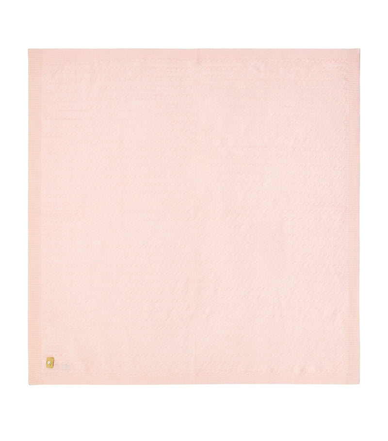 Purebaby cable-knit blanket 100cm x 100cm, UK version