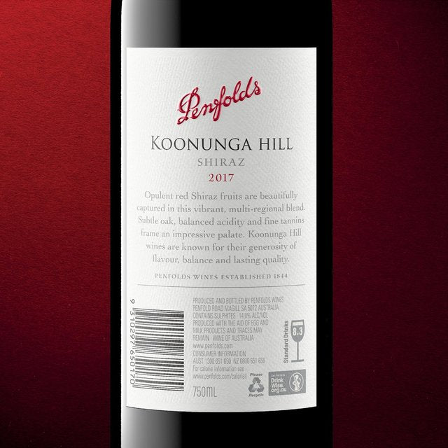 Penfolds Koonunga Hill Shiraz   75cl GOODS M&S   