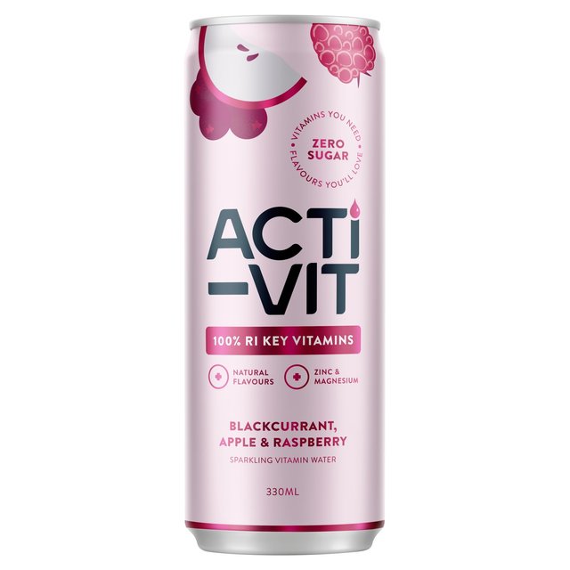 Acti-Vit Vitamin Water Blackcurrant Apple & Raspberry   330ml GOODS M&S   