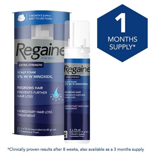 Regaine for Men Extra Strength Hair Regrowth Scalp Foam (1 month supply) GOODS M&S   