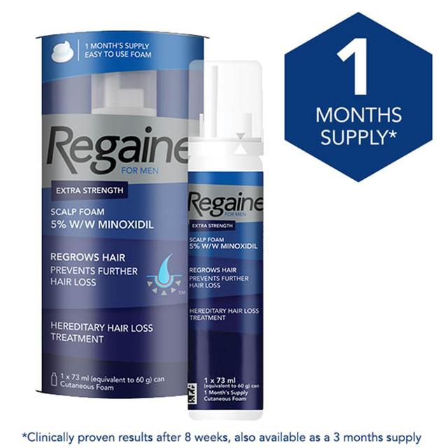 Regaine for Men Extra Strength Hair Regrowth Scalp Foam (1 month supply)