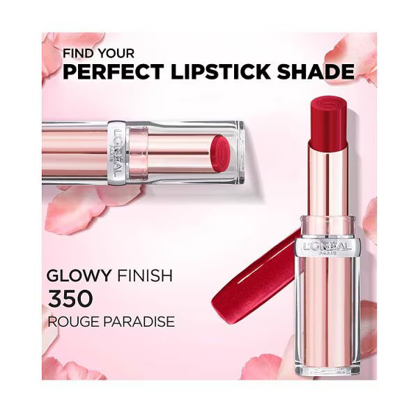 L'Oréal Paris Glow Paradise Lipstick 350 Rouge Parad, UK version