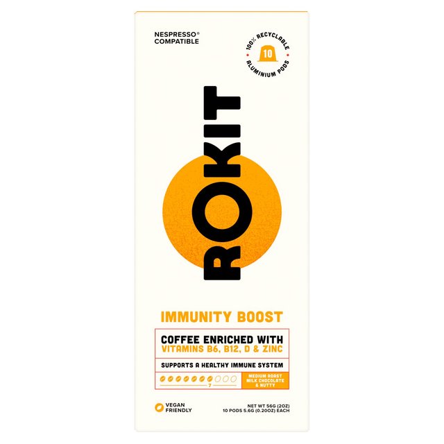 Rokit Immunity Boost Nespresso Compatible Coffee Pods   10 per pack GOODS M&S   