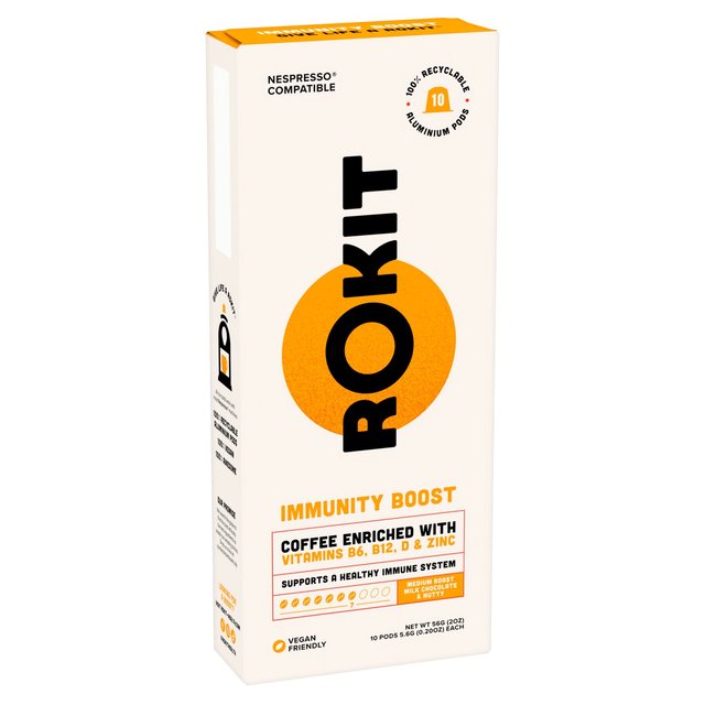 Rokit Immunity Boost Nespresso Compatible Coffee Pods   10 per pack GOODS M&S   