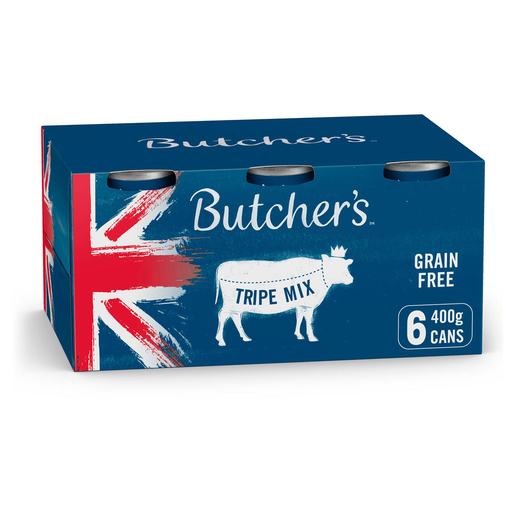 Butcher's Tripe Dog Food Tins 6x400g